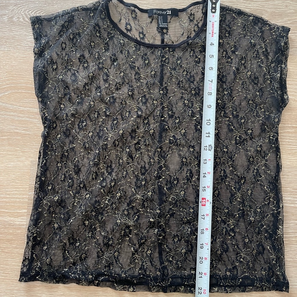 F21 Sheer Top - Picture 5 of 7